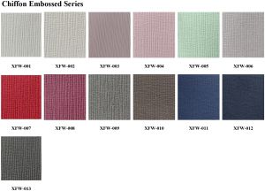 Chiffon Embossed Series